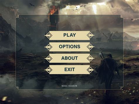 game menu|Game Main Menu Generator .